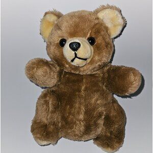 VTG 1980 Daekor Brown Teddy Bear Plush Pot Belly 12" Stuffed Animal Toy